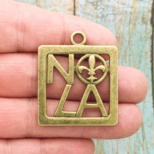 2 New Orleans Charm Pendant Bronze SP1699