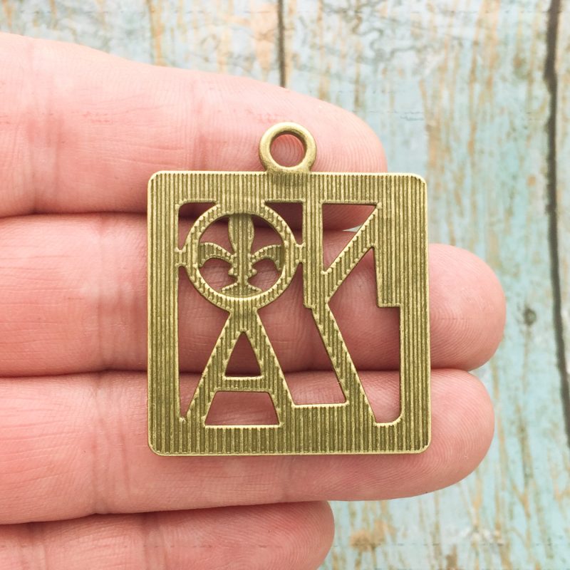 2 New Orleans Charm Pendant Bronze SP1699 - Image 2