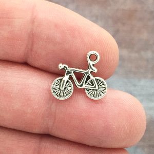 Silver Bike Charm