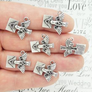 Silver Love Letter Charm