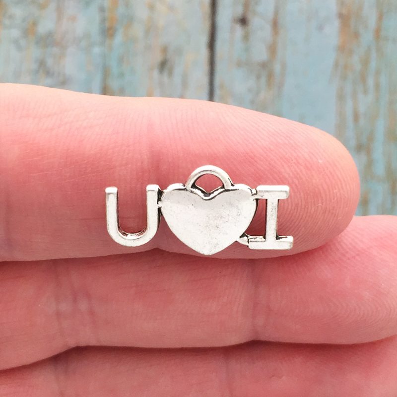 6 I Love You Charm Silver by TIJC SP0673 - Image 2