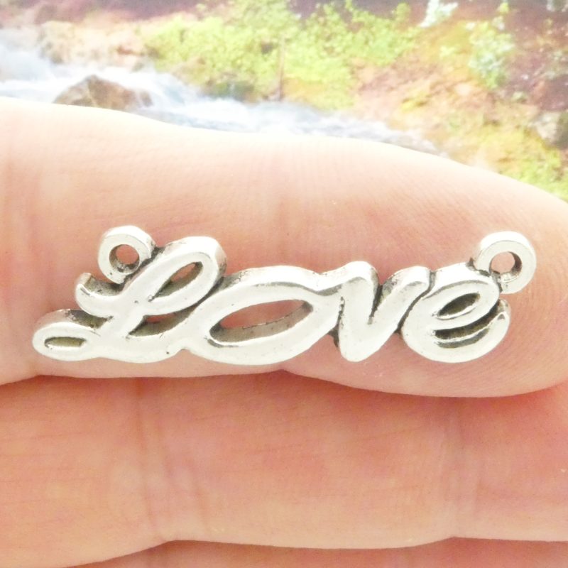 Silver Love Charm