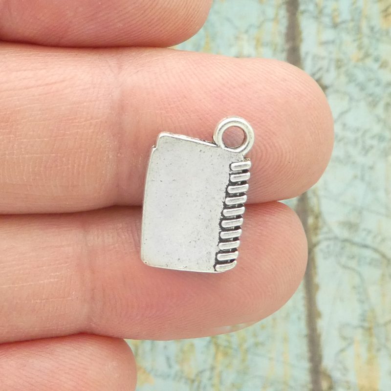 BULK 30 Notebook Charm Silver by TIJC SP0761B - Image 5