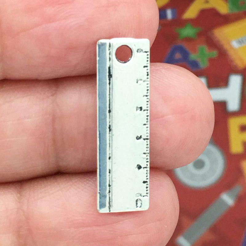 Silver Ruler Charm