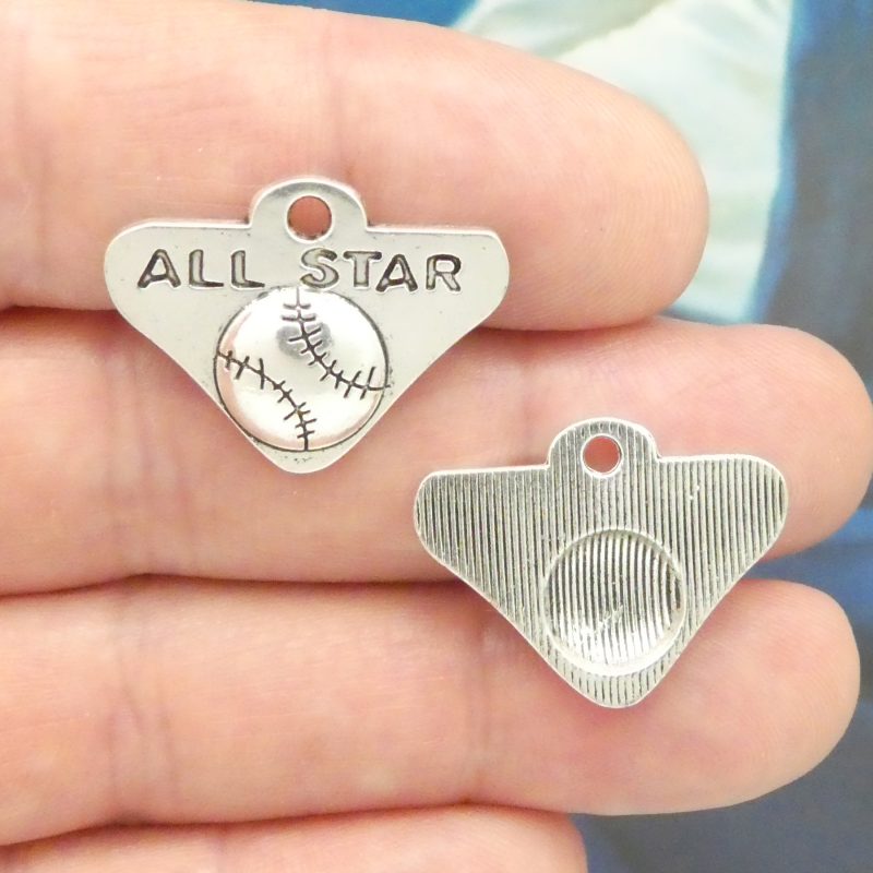 Baseball Charms for Bracelets