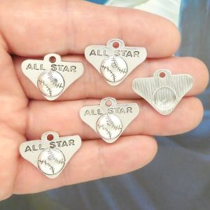 All Star Baseball Charms Bulk