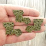 BULK 12 Bronze Louisiana Charm Pendant 29x36mm by TIJC SP1171B