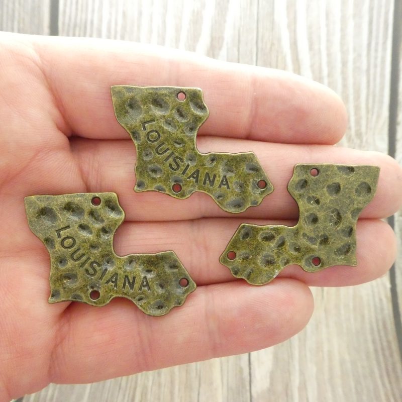 5 Louisiana Charm State Bronze 29x36mm by TIJC SP1171 - Image 4