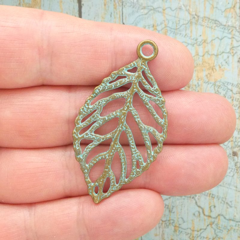 Leaf Charms for Bracelets