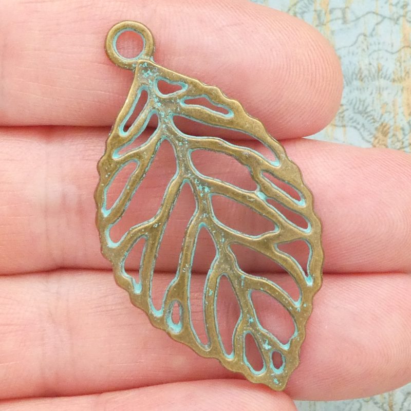 Leaf Charms for Jewelry Making