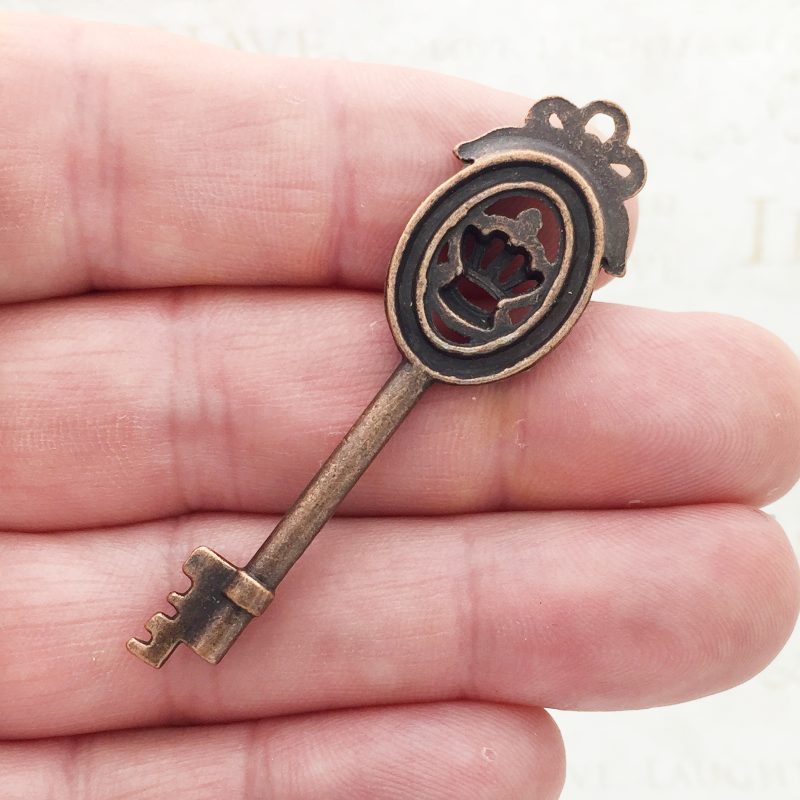4 Key Charm Pendant Copper Large by TIJC SP1456 - Image 2