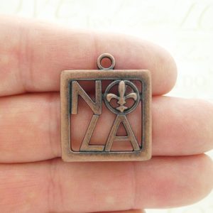 3 New Orleans Charm Pendant Copper Medium by TIJC SP1950