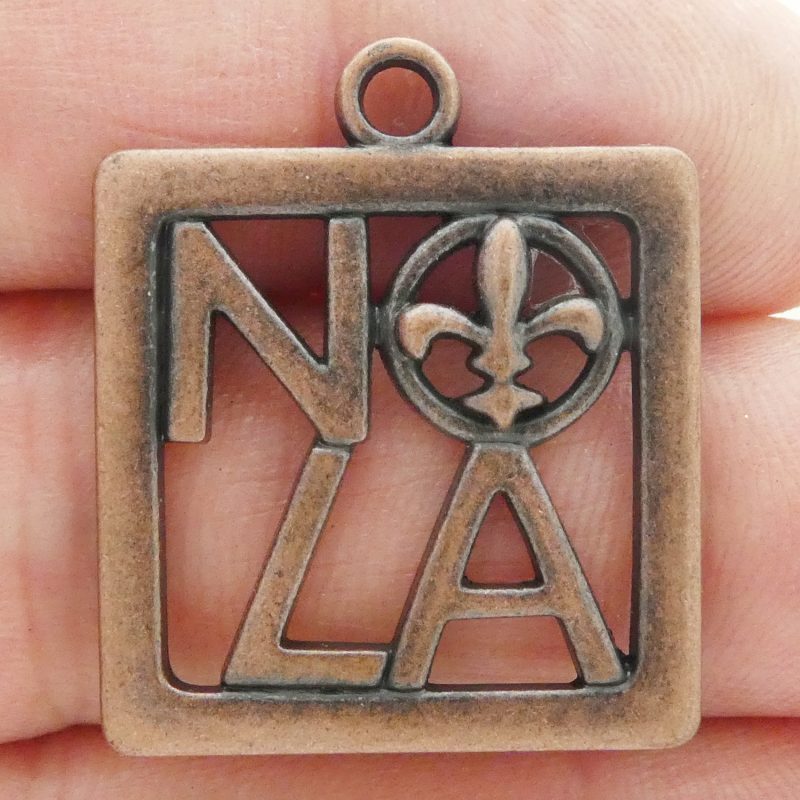 3 New Orleans Charm Pendant Copper Medium by TIJC SP1950 - Image 3
