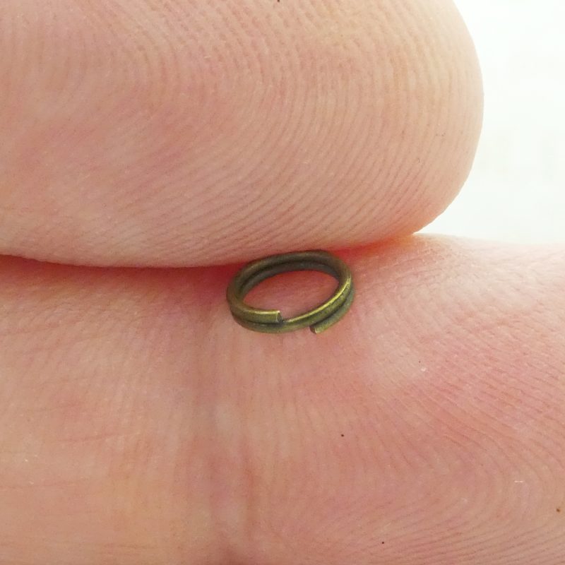 6mm Bronze Split Rings