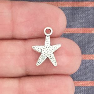 Silver Starfish Charm