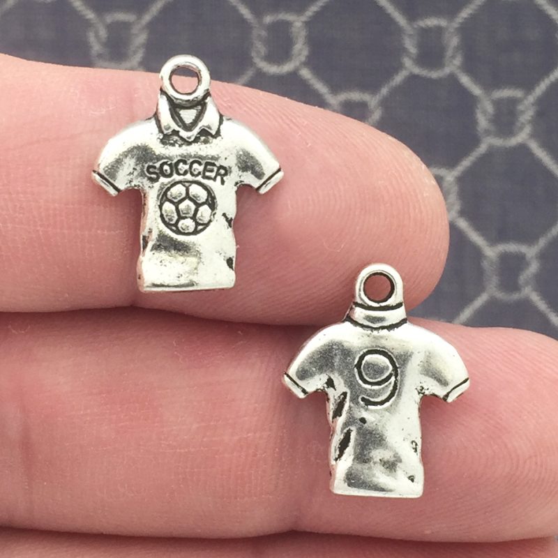 Soccer Charm Silver