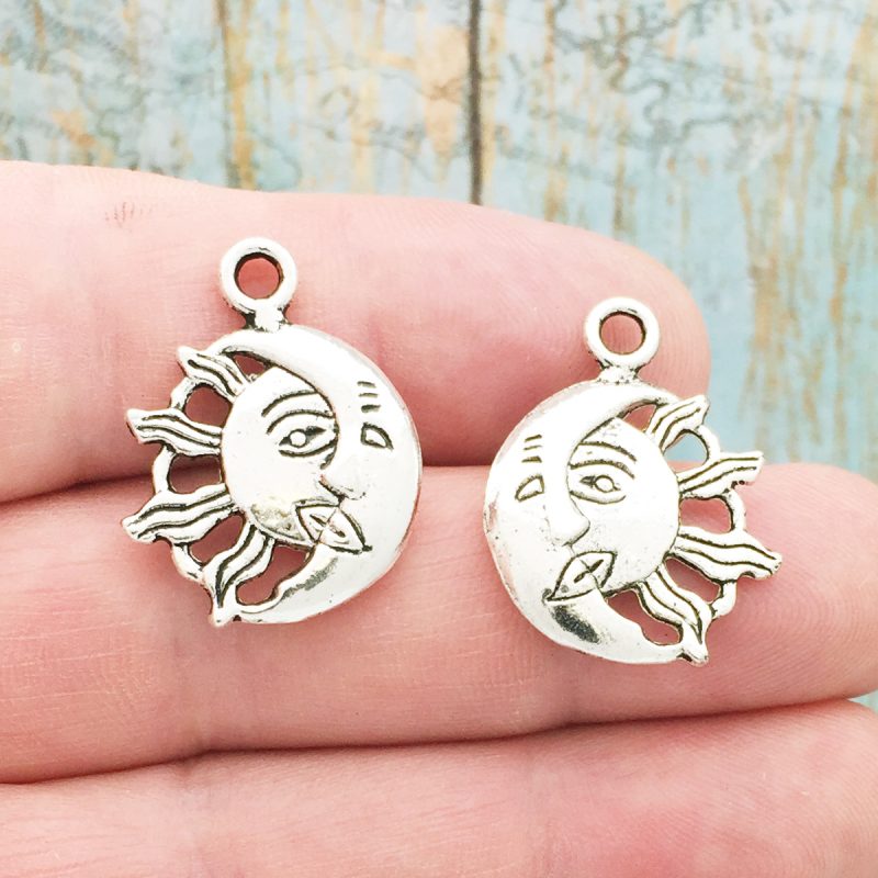 Sun and Moon Charms Bulk