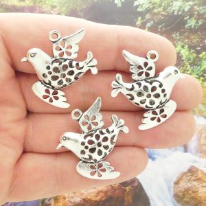 Peace Dove Charms Wholesale