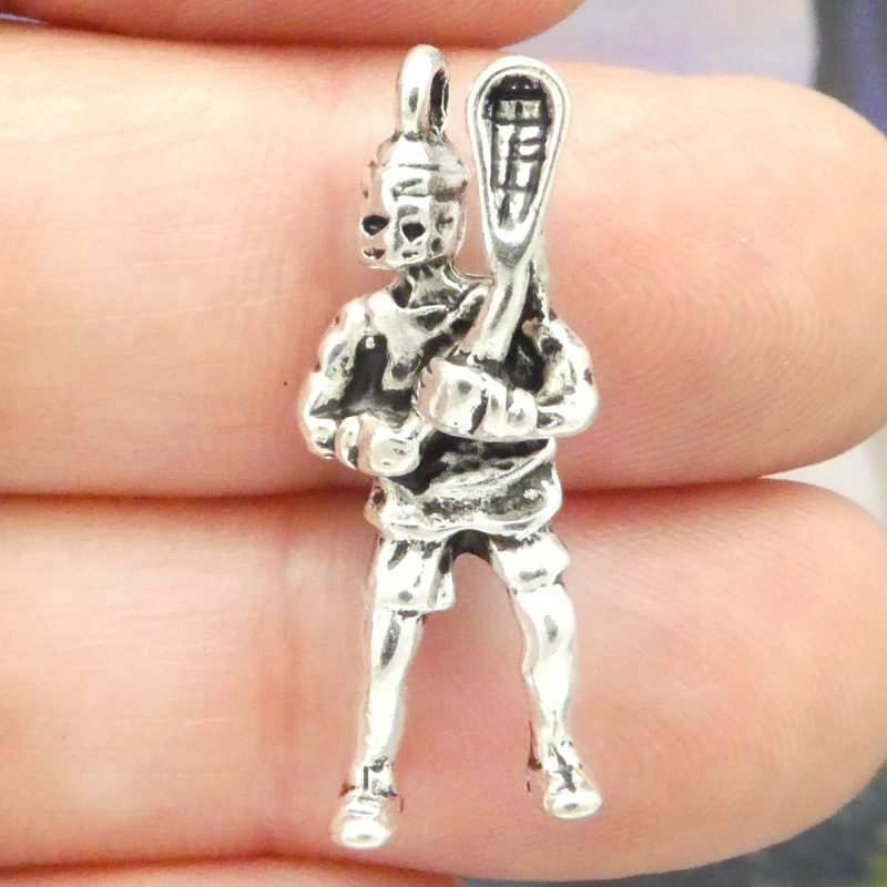 Lacrosse Charms for Bracelets