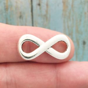 silver infinity charm