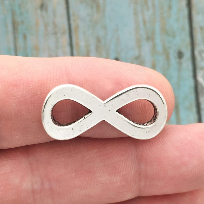 infinity charm silver