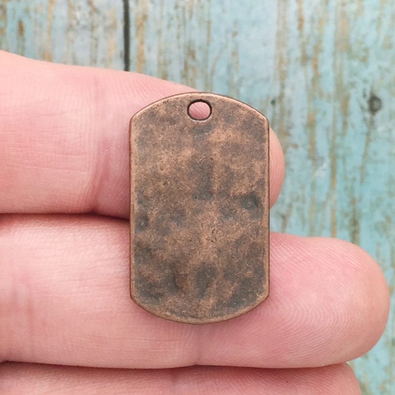 BULK 12 Crown Charm Pendant Copper by TIJC SP1133B - Image 2