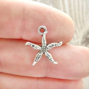 Starfish Charm Silver