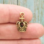 Crown Charm Gold