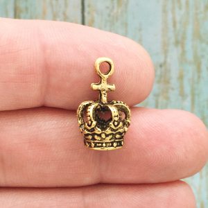 Crown Charm Gold