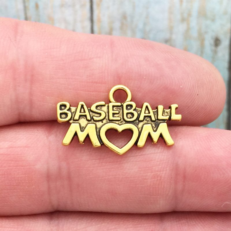 Baseball Mom Charm