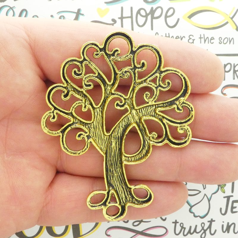Gold Tree Pendant