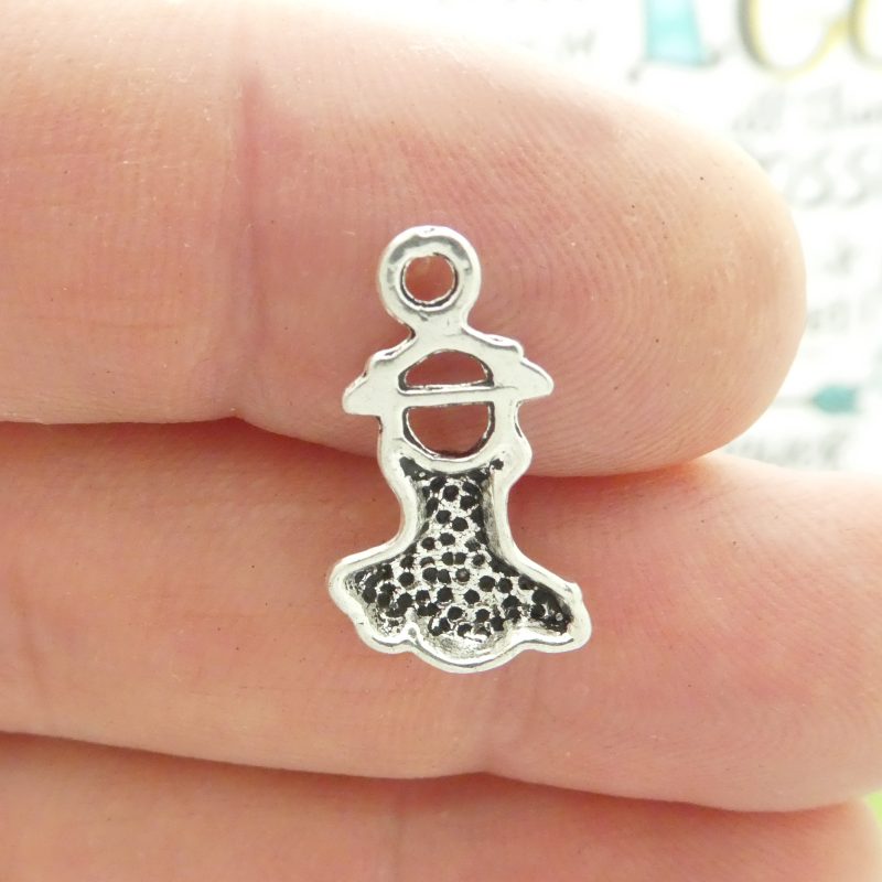 10 Tutu Ballet Charm Ballerina Silver by TIJC SP1883 - Image 3