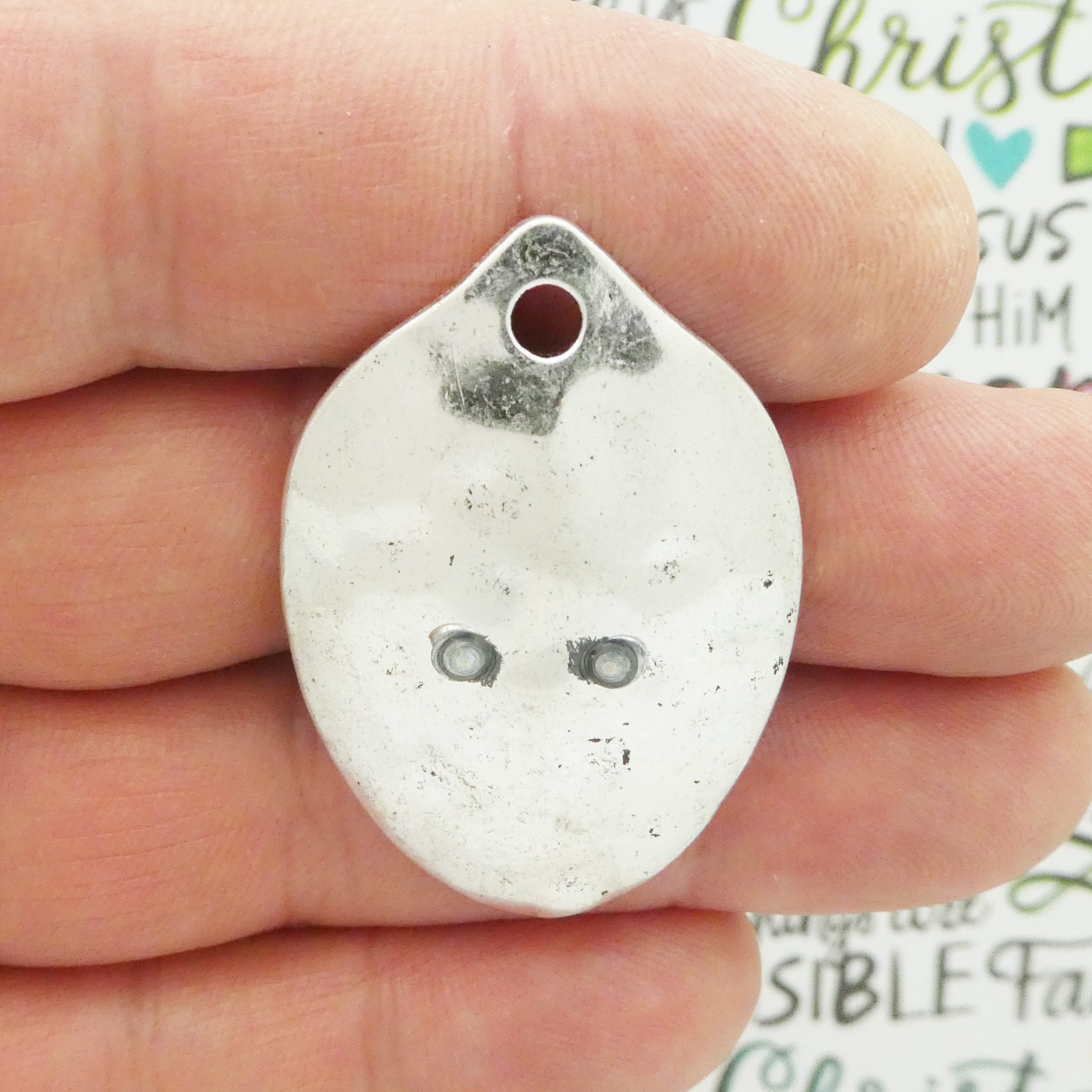 1 Mardi Gras Queen Bee Pendant in Gold and Silver Pewter by TIJC SP1888 - Image 4