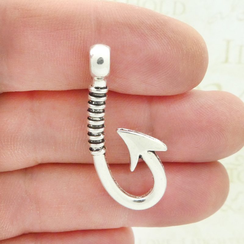 fishing hook charm