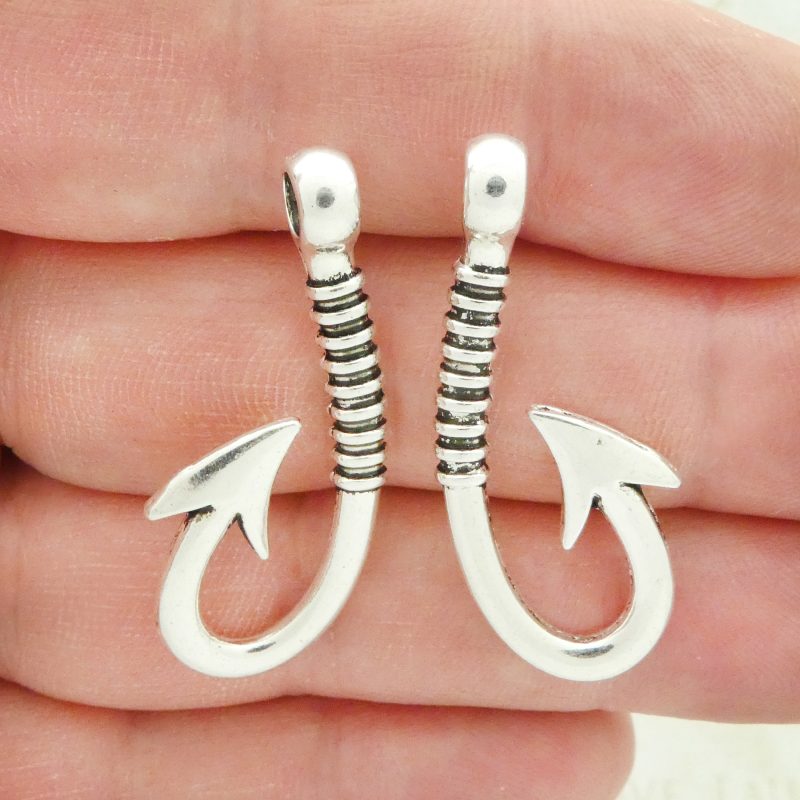 fishing hook charm bulk