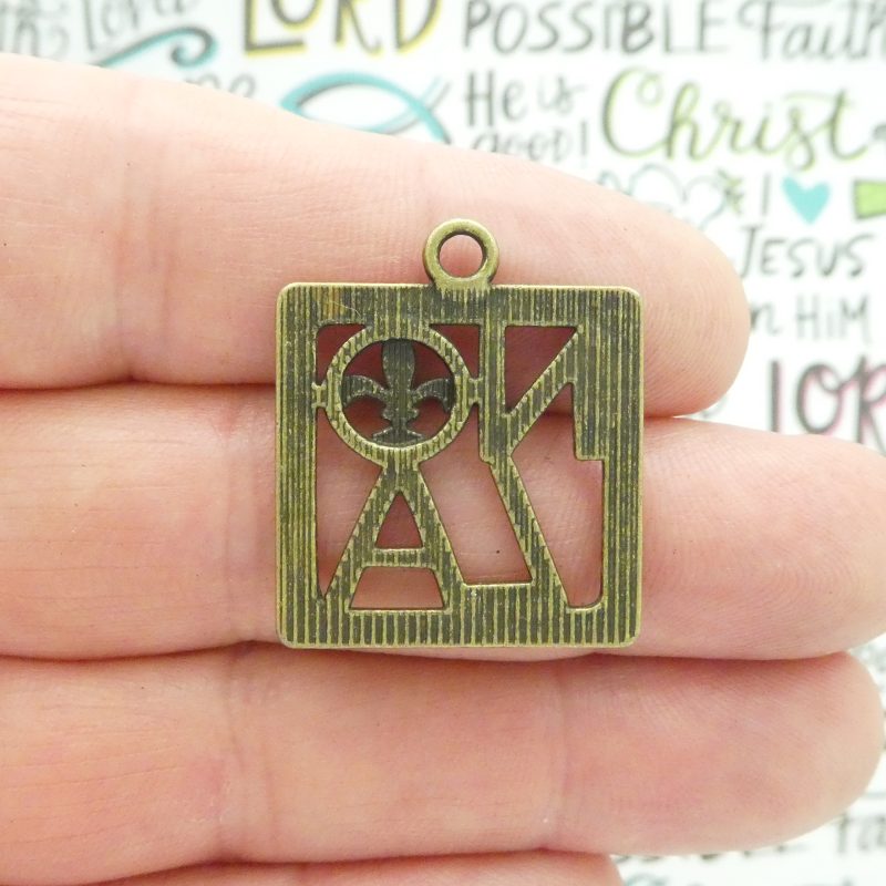 3 Bronze New Orleans Charm Pendant Medium by TIJC SP1959 - Image 4