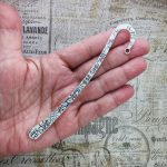 Silver Shepherd Hook Bookmark
