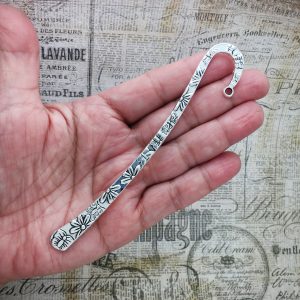 Silver Shepherd Hook Bookmark