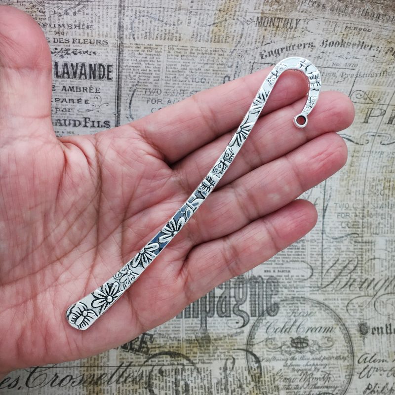 Silver Shepherd Hook Bookmark