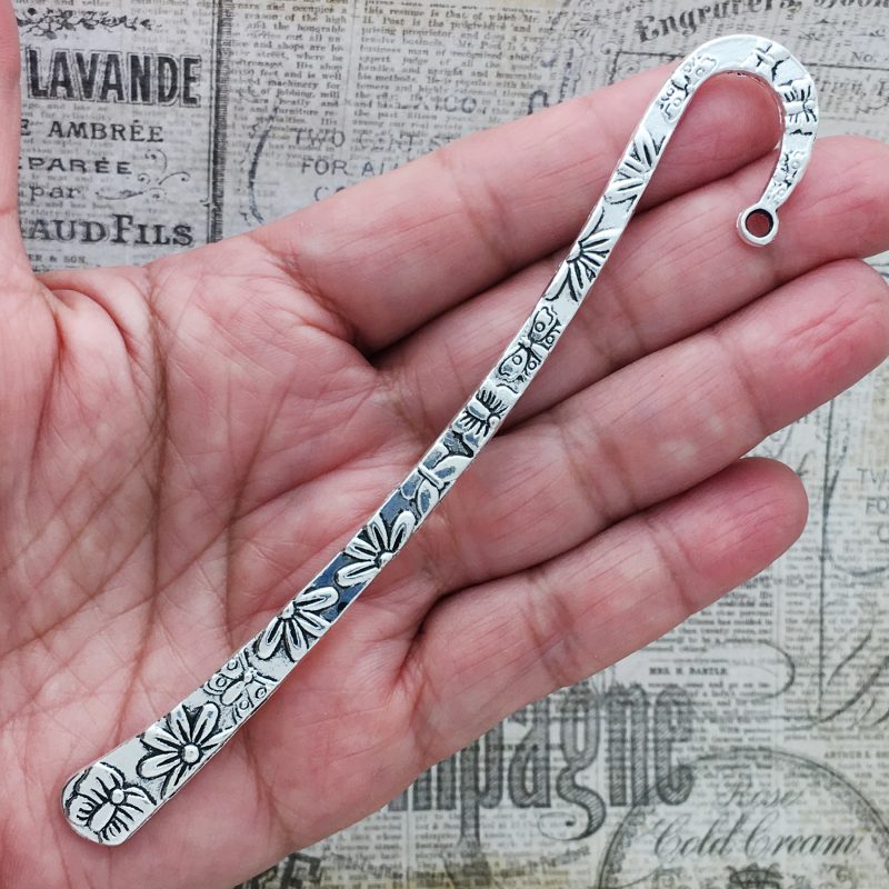 Shepherd Hook Bookmark Silver