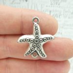 Silver Starfish Charm