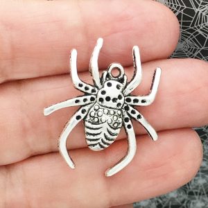 Spider Charm Silver