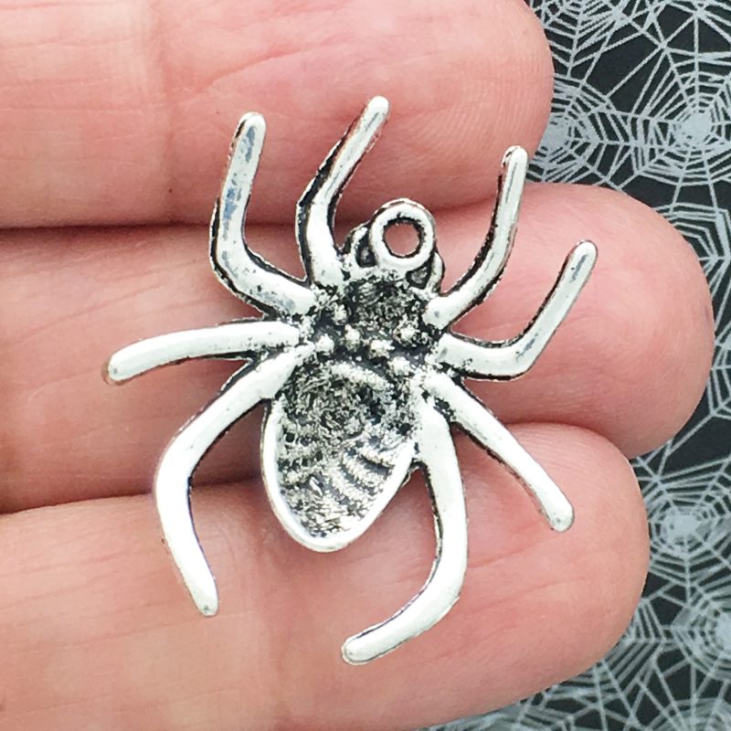 4 Spider Charm Silver by TIJC SP0312 - Image 2
