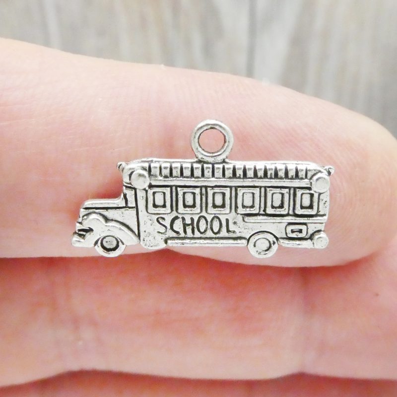 School Bus Charms for Bracelets