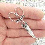 Scissors Charm Pendant