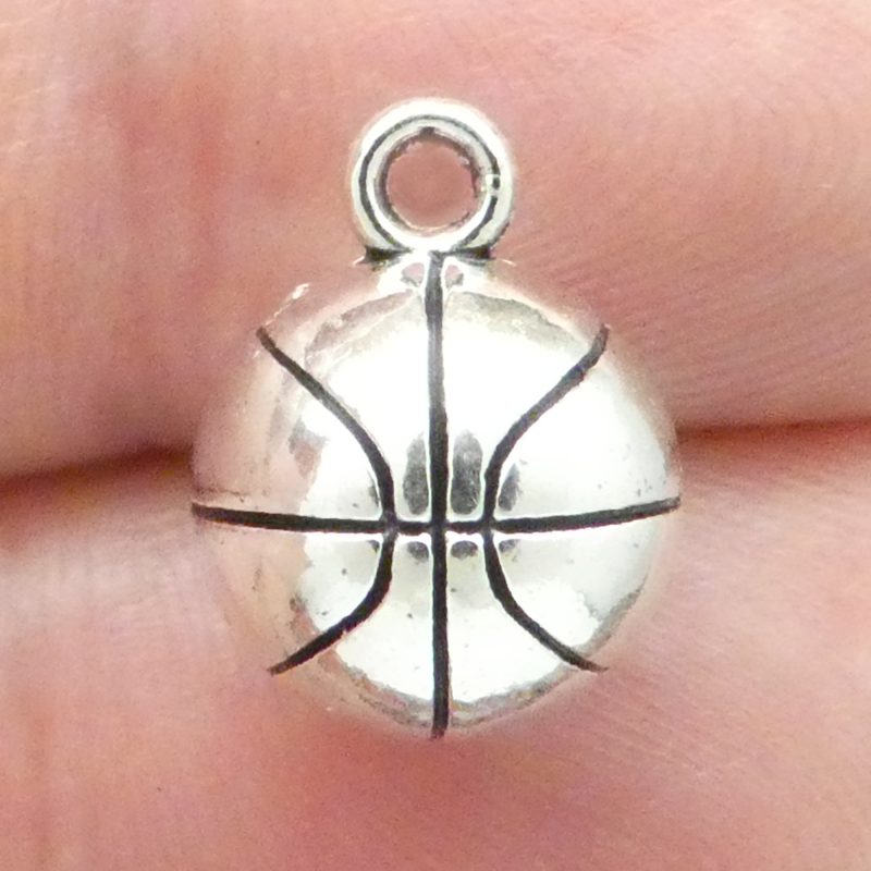 Basketball Charms for Jewelry Making