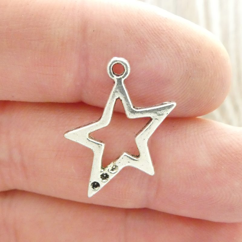 Silver Star Charm