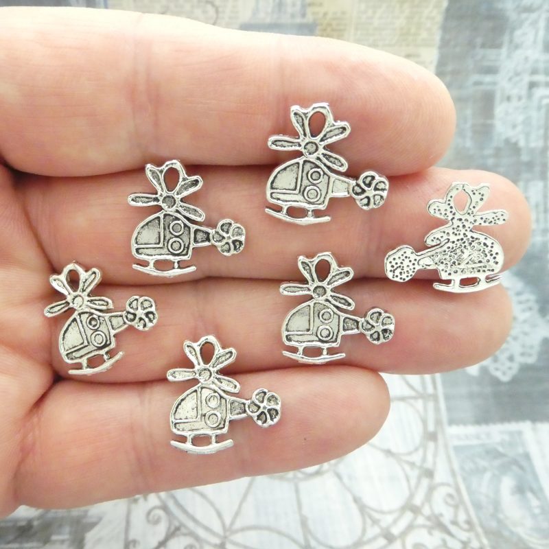 helicopter charms for jewelry making