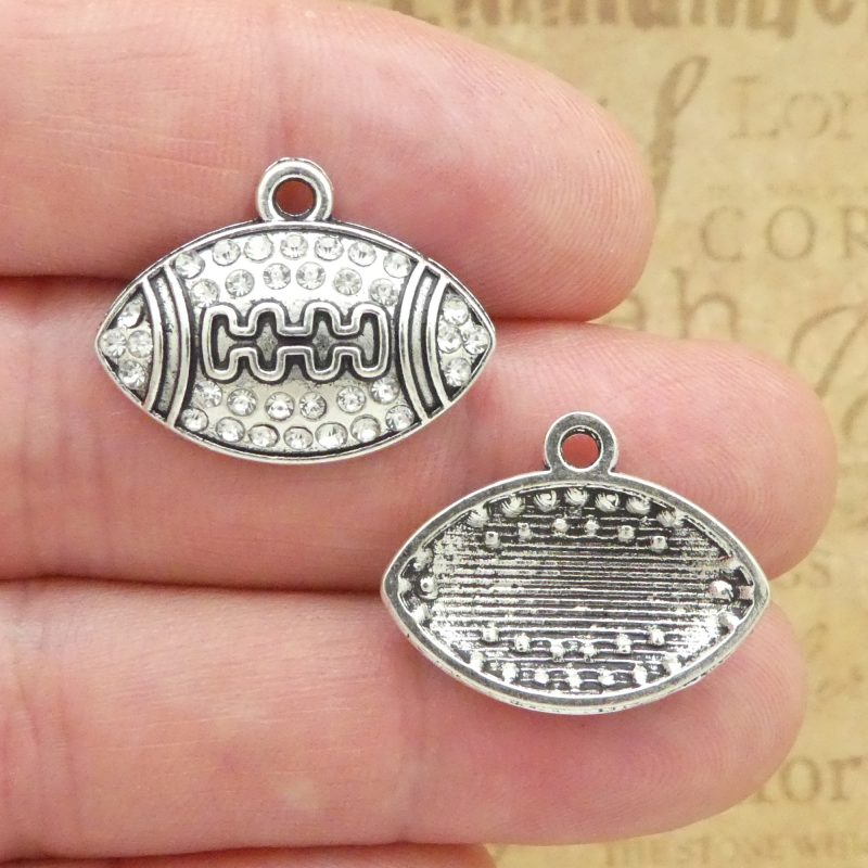 Football Charms for Jewelry Making