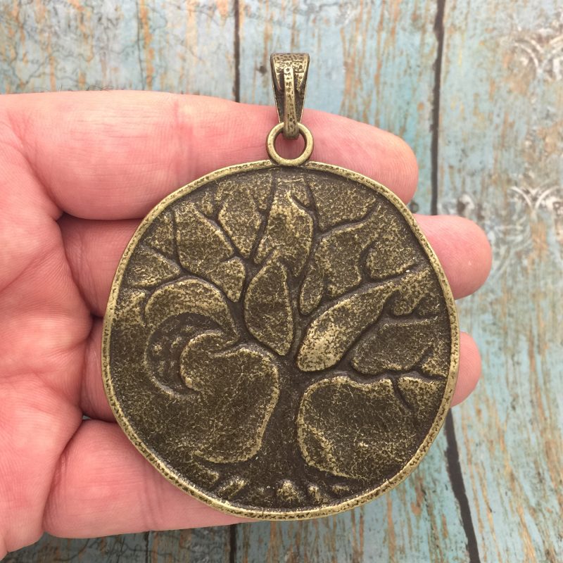 BULK 3 Tree of Life Charm Pendant Bronze by TIJC SP1467B - Image 2